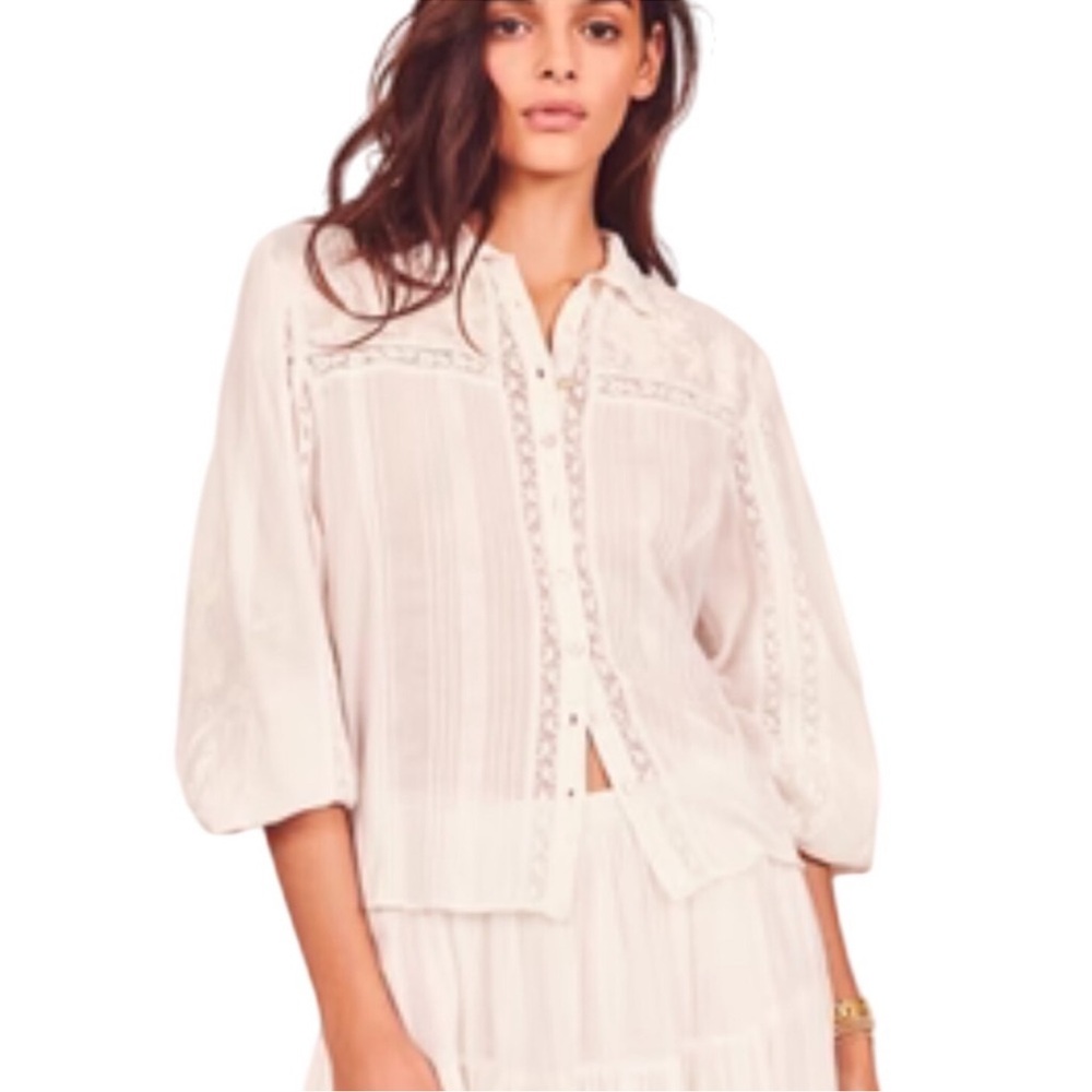 Love Shack Fancy Ronda Top
